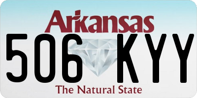 AR license plate 506KYY