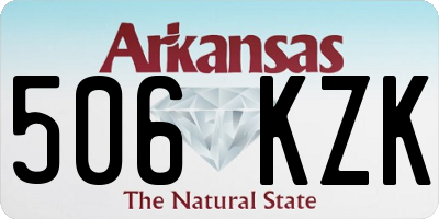 AR license plate 506KZK