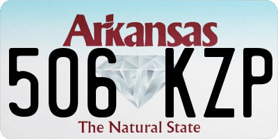 AR license plate 506KZP