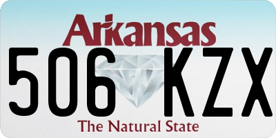 AR license plate 506KZX