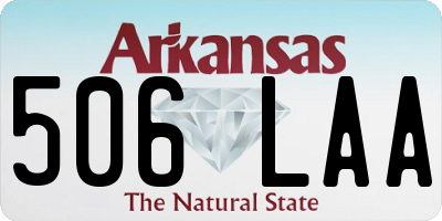 AR license plate 506LAA