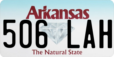 AR license plate 506LAH