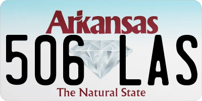 AR license plate 506LAS