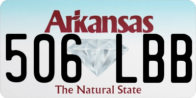 AR license plate 506LBB