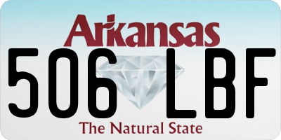 AR license plate 506LBF