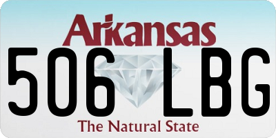 AR license plate 506LBG