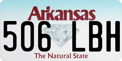 AR license plate 506LBH