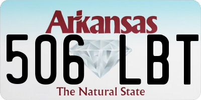 AR license plate 506LBT