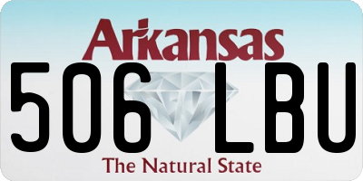AR license plate 506LBU