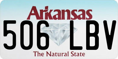 AR license plate 506LBV