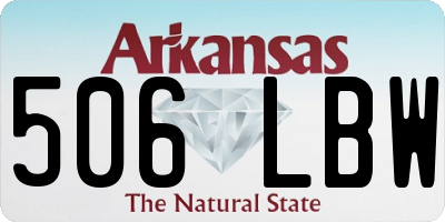 AR license plate 506LBW