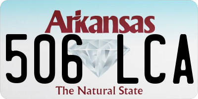 AR license plate 506LCA