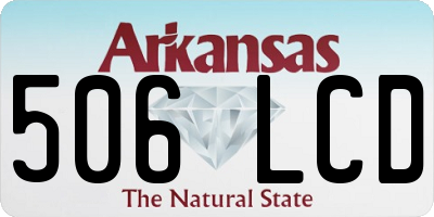 AR license plate 506LCD