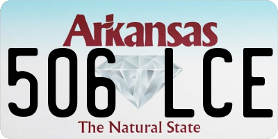 AR license plate 506LCE