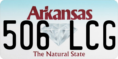AR license plate 506LCG
