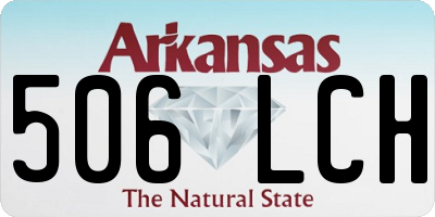 AR license plate 506LCH