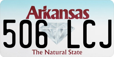 AR license plate 506LCJ