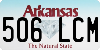 AR license plate 506LCM