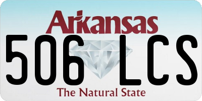 AR license plate 506LCS