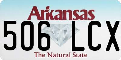 AR license plate 506LCX