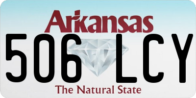 AR license plate 506LCY