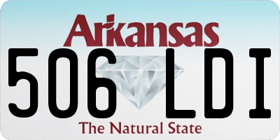 AR license plate 506LDI