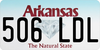 AR license plate 506LDL