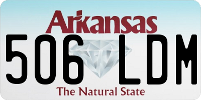 AR license plate 506LDM