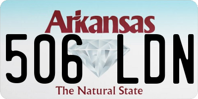 AR license plate 506LDN