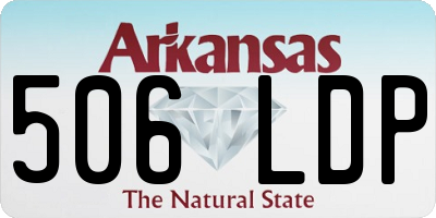 AR license plate 506LDP