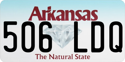 AR license plate 506LDQ