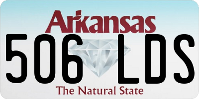 AR license plate 506LDS
