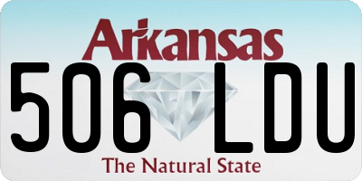 AR license plate 506LDU