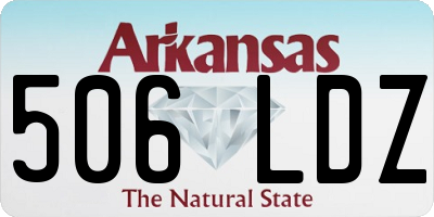 AR license plate 506LDZ