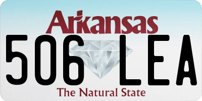 AR license plate 506LEA
