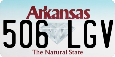 AR license plate 506LGV