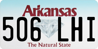AR license plate 506LHI