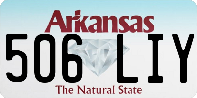 AR license plate 506LIY