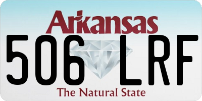 AR license plate 506LRF