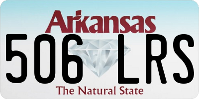 AR license plate 506LRS