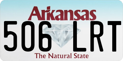 AR license plate 506LRT