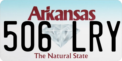 AR license plate 506LRY