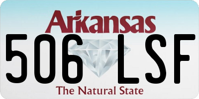 AR license plate 506LSF