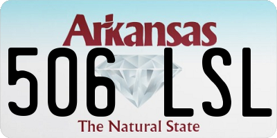 AR license plate 506LSL