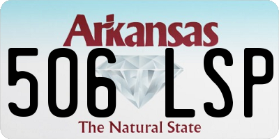 AR license plate 506LSP