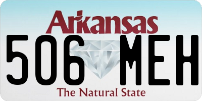 AR license plate 506MEH
