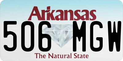 AR license plate 506MGW