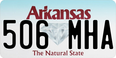 AR license plate 506MHA