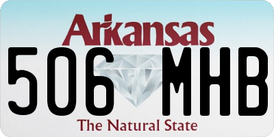 AR license plate 506MHB