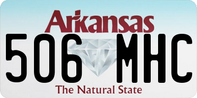 AR license plate 506MHC